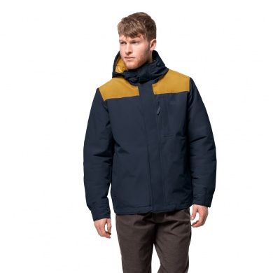 Jack Wolfskin Kurtka zimowa Oakwood ciemnoniebieska męska